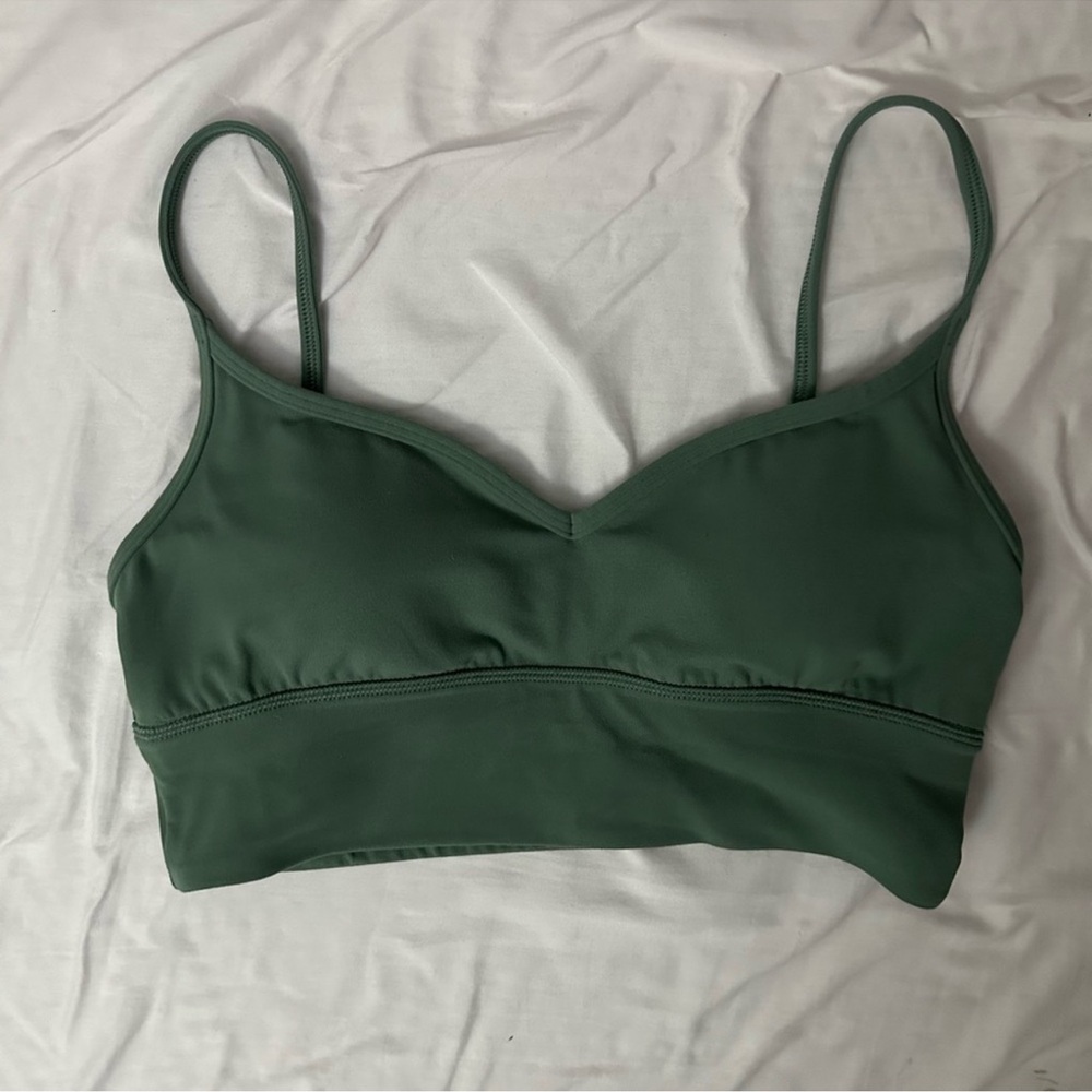 Lululemon Athletica Green Sporty Bra Intimates